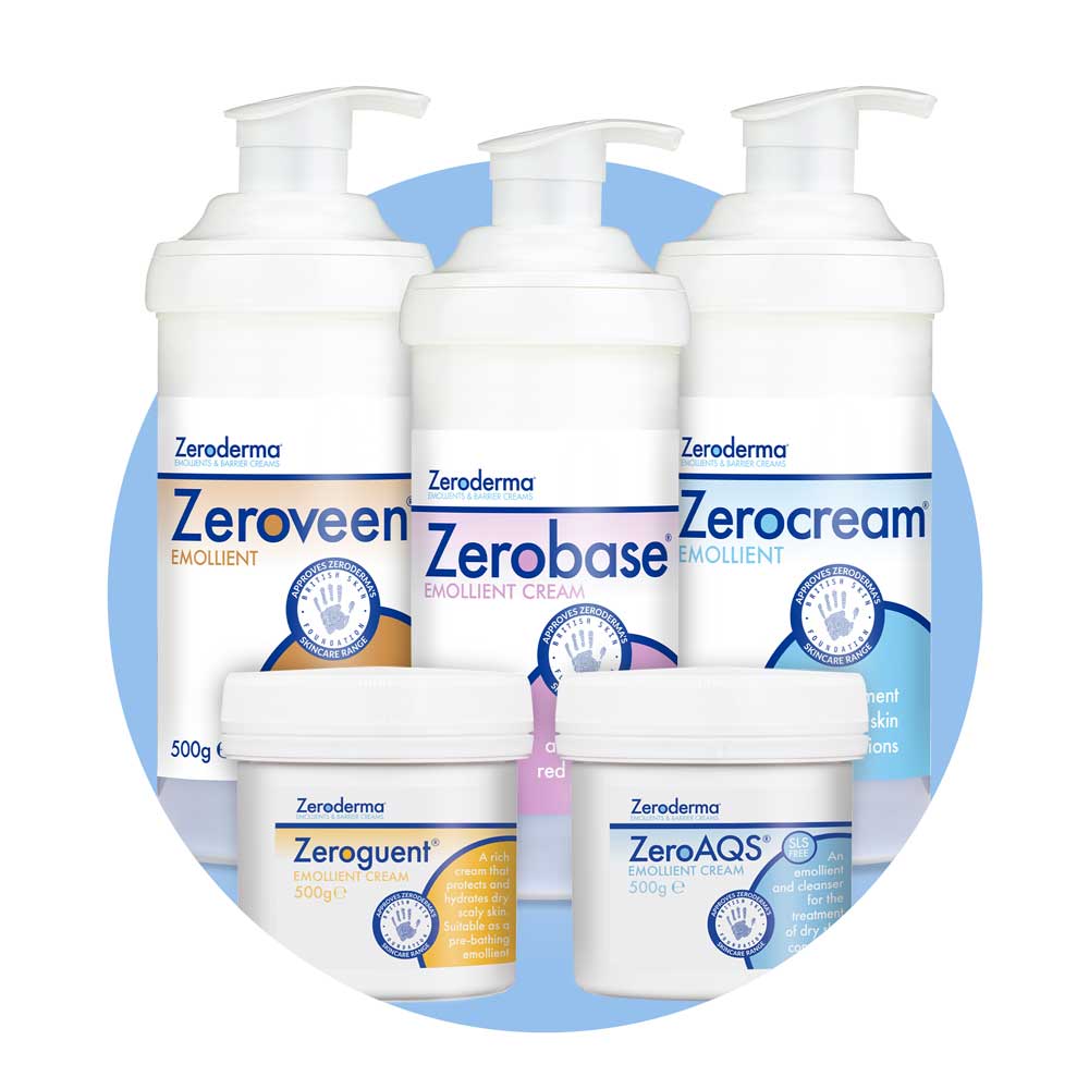 Zeroderma cream range