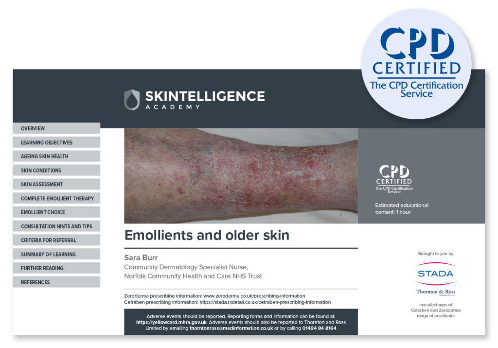 Emollients and older skin