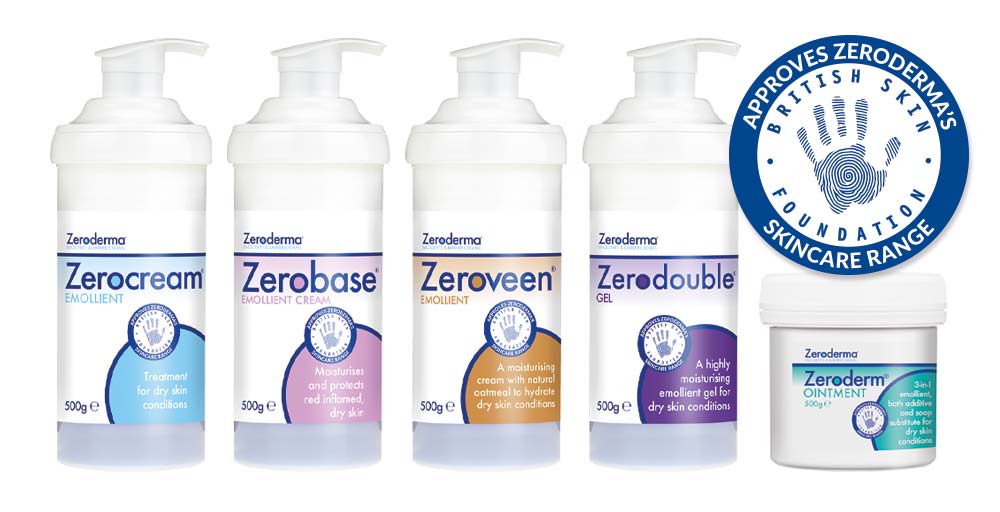 The Zeroderma Range of Emollients